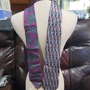 Gant Purple and Green Paisley Tie And Arrow Tie